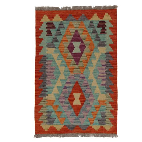 Kilim szőnyeg Chobi 92x62 kézi szövésű afgán gyapjú kilim