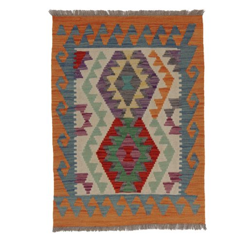 Etnikai Kilim szőnyeg 95x67 kézi szövésű afgán gyapjú kilim