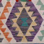 Etnikai Kilim szőnyeg 95x67 kézi szövésű afgán gyapjú kilim