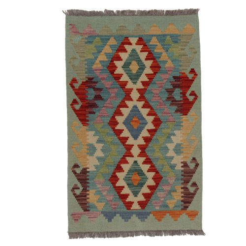 Etnikai Kilim szőnyeg 95x59 kézi szövésű afgán gyapjú kilim