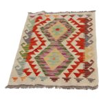 Afgán Kilim szőnyeg Chobi 59x87 kézi szövésű etnikai kilim