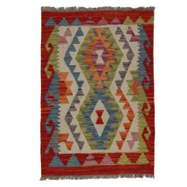   Kilim szőnyeg Chobi 67x96 kézi szövésű afgán gyapjú kilim