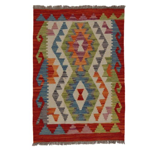 Kilim szőnyeg Chobi 67x96 kézi szövésű afgán gyapjú kilim