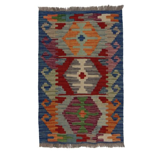 Kilim szőnyeg Chobi 88x59 kézi szövésű afgán gyapjú kilim