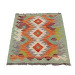 Etnikai Kilim szőnyeg 99x62 kézi szövésű afgán gyapjú kilim