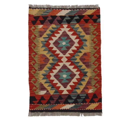 Kilim szőnyeg Chobi 86x60 kézi szövésű afgán gyapjú kilim