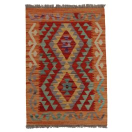  Kilim szőnyeg Chobi 90x62 kézi szövésű afgán gyapjú kilim