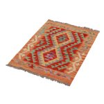 Kilim szőnyeg Chobi 90x62 kézi szövésű afgán gyapjú kilim
