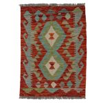 Kilim szőnyeg Chobi 87x64 kézi szövésű afgán gyapjú kilim