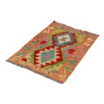Etnikai Kilim szőnyeg 95x64 kézi szövésű afgán gyapjú kilim