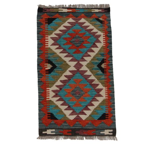 Etnikai Kilim szőnyeg 97x58 kézi szövésű afgán gyapjú kilim