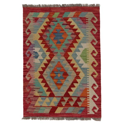 Etnikai Kilim szőnyeg 98x68 kézi szövésű afgán gyapjú kilim