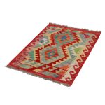 Etnikai Kilim szőnyeg 98x68 kézi szövésű afgán gyapjú kilim