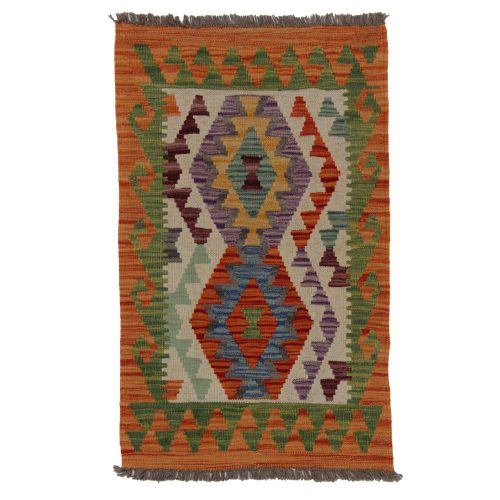 Afgán Kilim szőnyeg 60x100 kézi szövésű etnikai kilim