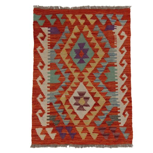 Kézi szövésű Kilim szőnyeg Chobi 62x86 afgán gyapjú kilim