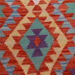 Kézi szövésű Kilim szőnyeg Chobi 62x86 afgán gyapjú kilim
