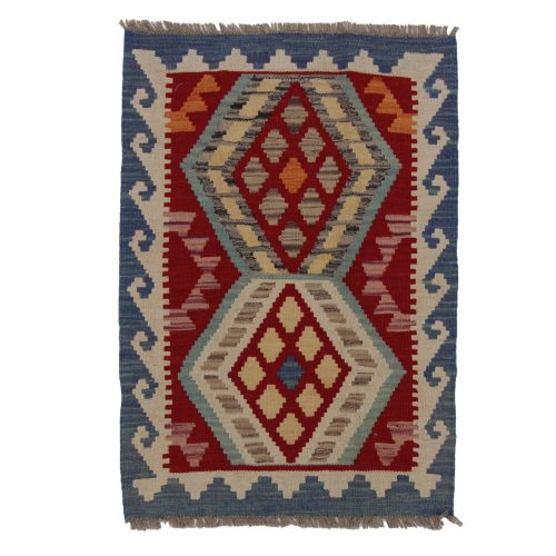 Kilim szőnyeg Chobi 64x90 kézi szövésű afgán gyapjú kilim