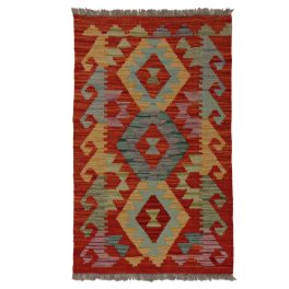   Afgán Kilim szőnyeg Chobi 58x95 kézi szövésű etnikai kilim