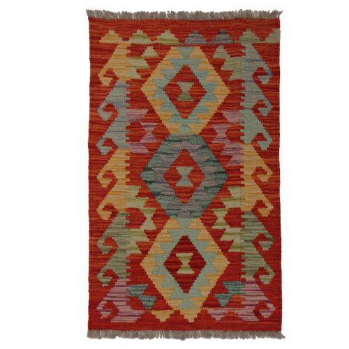 Afgán Kilim szőnyeg Chobi 58x95 kézi szövésű etnikai kilim