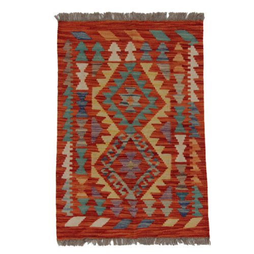 Kilim szőnyeg Chobi 61x88 kézi szövésű afgán gyapjú kilim