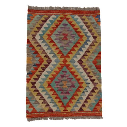 Kilim szőnyeg Chobi 61x88 kézi szövésű afgán gyapjú kilim