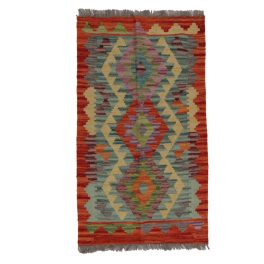   Afgán Kilim szőnyeg Chobi 54x92 kézi szövésű etnikai kilim