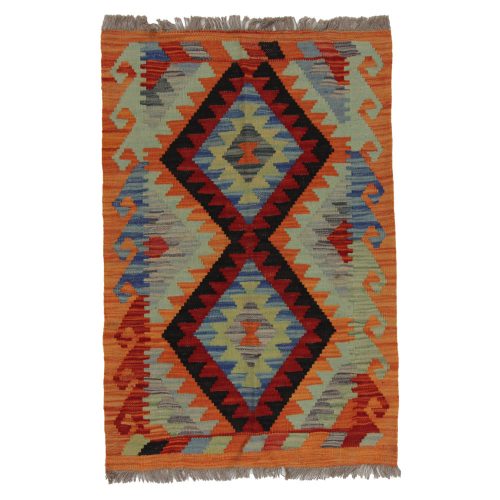 Kilim szőnyeg Chobi 69x103 kézi szövésű afgán gyapjú kilim