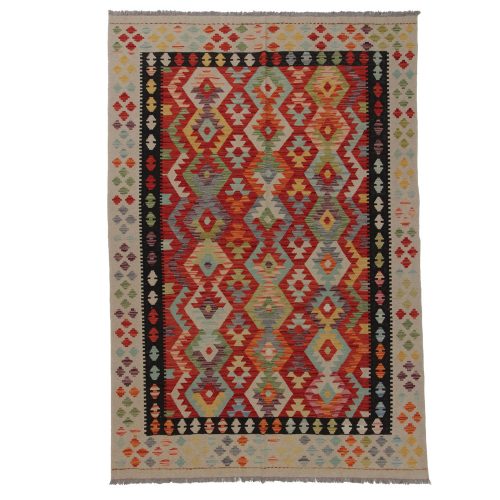 Kilim szőnyeg Chobi 248x168 kézi szövésű afgán gyapjú kilim