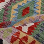 Kilim szőnyeg 248x176 kézi szövésű afgán gyapjú kilim