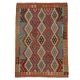 Kilim szőnyeg 238x175 kézi szövésű afgán gyapjú kilim