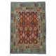 Kilim szőnyeg 244x174 kézi szövésű afgán gyapjú kilim