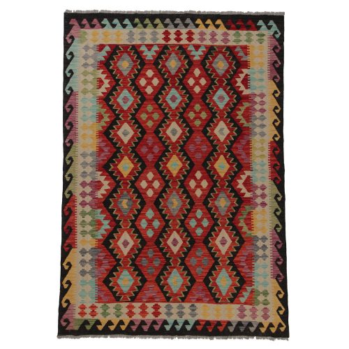 Kilim szőnyeg Chobi 247x171 kézi szövésű afgán gyapjú kilim