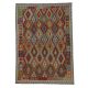 Afgán szőttes Chobi 174x237 kézi szövésű gyapjú kilim