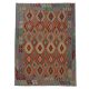 Kilim szőnyeg Chobi 237x177 kézi szövésű afgán gyapjú kilim