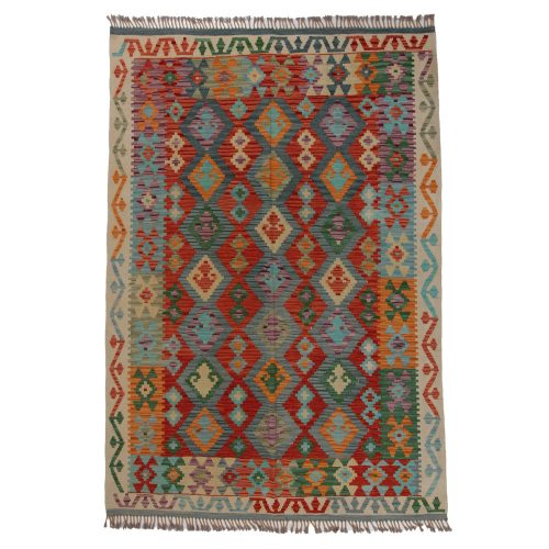 Kilim szőnyeg 164x243 afgán kézi síkszövött szőnyeg