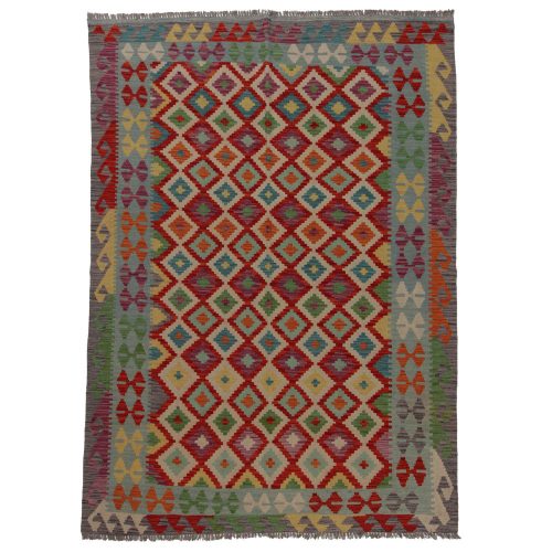 Kilim szőnyeg 235x170 kézi szövésű afgán gyapjú kilim