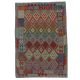 Kilim szőnyeg 247x175 kézi szövésű afgán gyapjú kilim