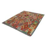 Kilim szőnyeg 182x234 kézi szövésű afgán gyapjú kilim