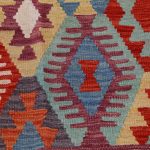 Kilim szőnyeg 182x234 kézi szövésű afgán gyapjú kilim