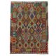 Kilim szőnyeg Chobi 243x188 kézi szövésű afgán gyapjú kilim