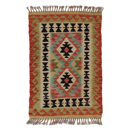 Kilim szőnyeg Chobi 92x63 kézi szövésű afgán gyapjú kilim