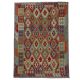 Kilim szőnyeg Chobi 239x175 kézi szövésű afgán gyapjú kilim