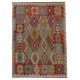 Kilim szőnyeg Chobi 243x181 kézi szövésű afgán gyapjú kilim