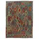 Kilim szőnyeg Chobi 250x184 kézi szövésű afgán gyapjú kilim