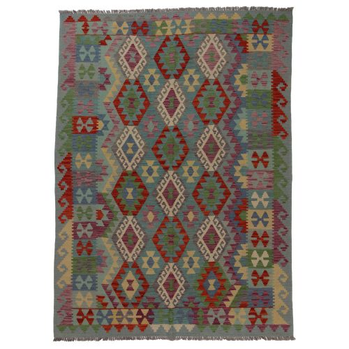 Kilim szőnyeg Chobi 240x175 kézi szövésű afgán gyapjú kilim