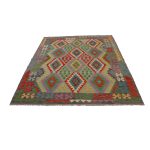 Afgán szőttes Chobi 174x236 kézi szövésű gyapjú kilim
