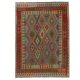 Kilim szőnyeg Chobi 242x178 kézi szövésű afgán gyapjú kilim