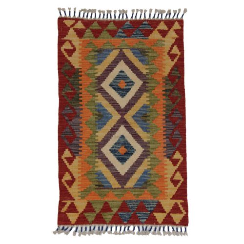 Kilim szőnyeg Chobi 93x51 kézi szövésű afgán gyapjú kilim