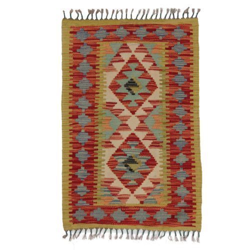 Chobi Kilim szőnyeg 101x65 kézi szövésű afgán gyapjú kilim