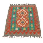 Etnikai Kilim szőnyeg 98x64 kézi szövésű afgán gyapjú kilim